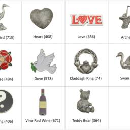 Valentines & Love Flip Up Alarm Clock Portable Quartz Movement Heart Dove Teddy Birthday Gift Ac - thumbnail 2