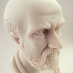 Hippocrates Of Kos Greek Art Statue The Father Of Medicine - thumbnail 3