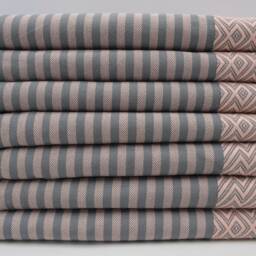 "Aztec Towel, Festival Towel, Turkish Peshtemal, 40""x70" - thumbnail 2