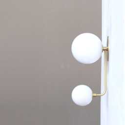Bathroom Vanity, Vanity Fixture, Mid Century Brass Wall Sconce Light, Ul Listed, No.0233 - thumbnail 3