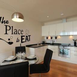 The Place To Eat Wall Art Sticker, Vinyl Decal, Modern Transfer, PVC - thumbnail 3