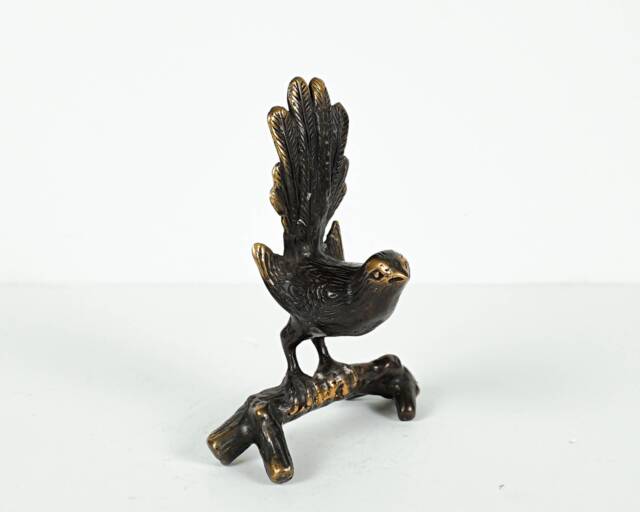Bronze Birds On A Branch Statue, 5.2 - image 1