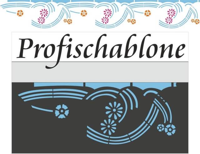 Decorbl??te - Wall Stencil, Painting Border, Frieze, Stencil Painting, Decoration