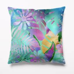 Iridescent Cushion Velvet 45cm X Cushions Pillows Limited Edition - thumbnail 1