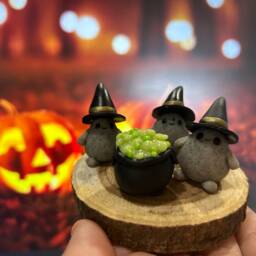 Witchy Rocks, Desk Buddies 3 Bundle With Cauldron - thumbnail 4