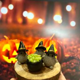 Witchy Rocks, Desk Buddies 3 Bundle With Cauldron - thumbnail 3