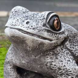 Garden Swamp Sculpture Concrete Frog Statue Outdoor Water Animal Figurine Cement Front Ornament Front Door Decor Handmade Art Gift - thumbnail 3