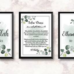 Islamic Posters, Murals, Dua Poster Set, Wall Decoration, Art, Sofra Duas??, For Eating, Dua, Yeme - thumbnail 3