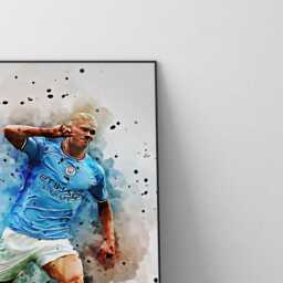 Erling Haaland Poster - Football Wall Art Print Ref #373 - thumbnail 2
