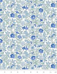Liberty London Bedding Pillowcase Toddler Size Blue Floral Vintage Bedding - thumbnail 3