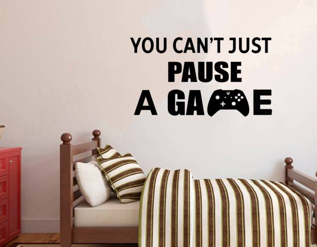 Gamer Wall Decal Video Game Controller, Gaming Room Decor 3066 - image 1