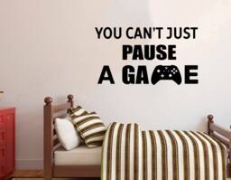 Gamer Wall Decal Video Game Controller, Gaming Room Decor 3066 - thumbnail 1