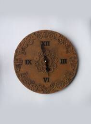 steampunk Hot Air Balloon Wall Clock Industrial Decor - thumbnail 1
