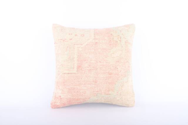 Vintage Turkish Kilim Pillow 18'' Wool Pillow Cover - image 1