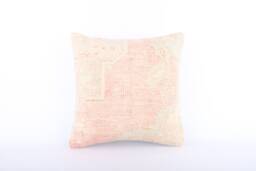 Vintage Turkish Kilim Pillow 18'' Wool Pillow Cover - thumbnail 1