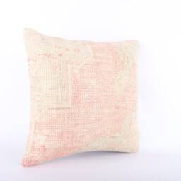 Vintage Turkish Kilim Pillow 18'' Wool Pillow Cover - thumbnail 2
