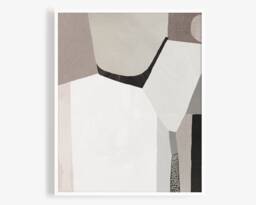 Abstract Art Print - Modern Wall Print, Geometric Art, Minimal Home Decor - thumbnail 1