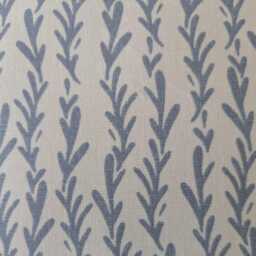 Pale Cream Denim Ivy Cotton Cushion Cover, Coastal Interiors, Handmade Scatter - thumbnail 4