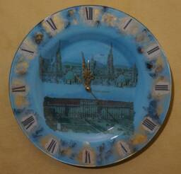 A Wall Clock-Plate With The View Of Vienna - thumbnail 1