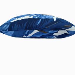 Thibaut Travelers Palm Tropics Collection Cushion Cover Pillow Double Sided Navy Blue & White - thumbnail 3