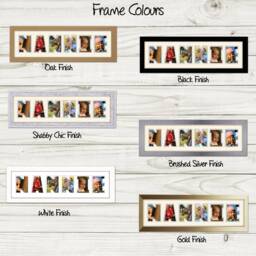 Nannie Photo Frame Word Name Special Gift Mother's Day 1250-Cc By Photos in A Word - thumbnail 3