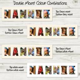 Nannie Photo Frame Word Name Special Gift Mother's Day 1250-Cc By Photos in A Word - thumbnail 2