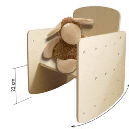 Organic Child Chair, Chair Transformer, Multifunctional Plywood - thumbnail 2
