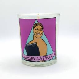 Queen Latifah Glass Votive Candle // Lgbtq Altar - thumbnail 1
