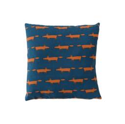 Cushion Cover in Scion Teal Orange Little Mr Fox 16 - thumbnail 1
