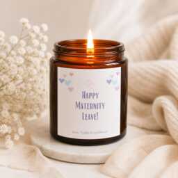 Maternity Leave Gift Candle, New Mum Gift, Coworker Leaving Baby Shower Pregnancy Thoughtful For To Be - thumbnail 1