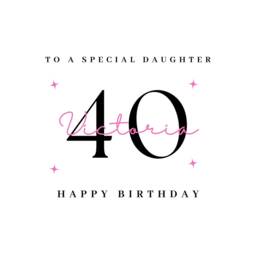 Daughter 40Th Birthday Candle Gift Set Box Gifts Present Card - thumbnail 4