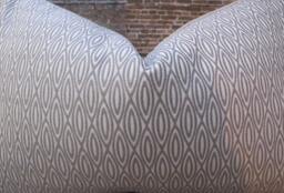 Designer Pillow Cover, Lana, Gray - thumbnail 1