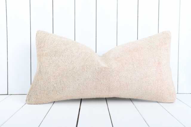 Kilim Lumbar Pillow Cover Turkish Anatolian Throw - 12x24 Inch - image 1