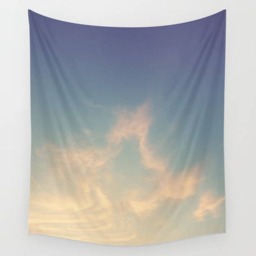 Sky Wall Tapestry, Wall Tapestry, Nature Wall Art, Clouds Tapestry, Bedroom Decor, Vintage Hanging, Sky Hanging - thumbnail 1