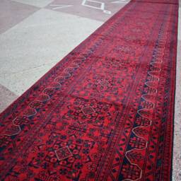 16 Feet Runner, 16.0 X 2.9 Ft, Afghan Handmade Long Hand-Knotted 100% Wool, Tribal Bokhara Rug, Oriental Hallway Runner - thumbnail 3