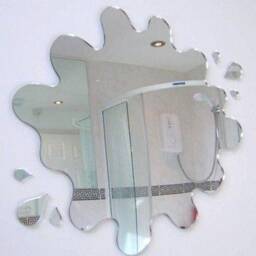 Acrylic Puddle Mirror With Splashes Personalized Wall Art - thumbnail 4