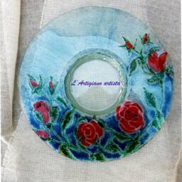 Glass Plate#glassware#glasswareartistics#glassfusion'arte#favors - thumbnail 3