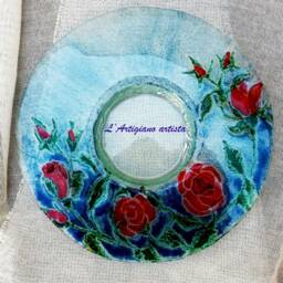 Glass Plate#glassware#glasswareartistics#glassfusion'arte#favors - thumbnail 2