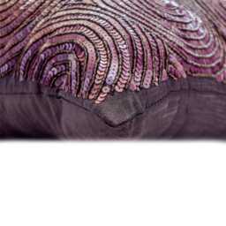 "Art Silk Plum Purple Cushions 16""x16" - thumbnail 2