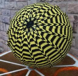 Braided Yoga Ball Cover - Footstool Crochet Poof Birthing - thumbnail 2