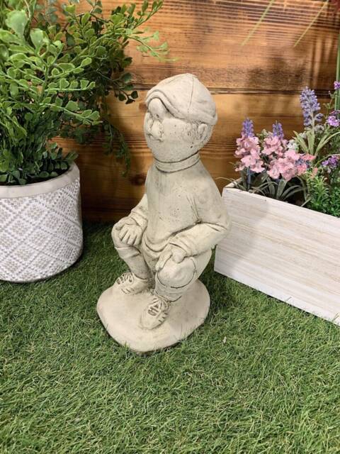 stone Garden Goalkeeper Footballer Gift Football Concrete Ornament - image 1