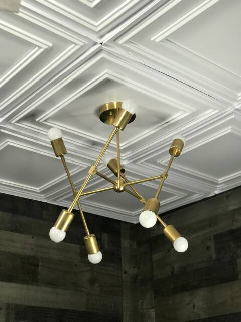 Tisiphone 8 Light Modern Sputnik Mid Century Industrial Chandelier - image 1