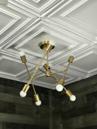 Tisiphone 8 Light Modern Sputnik Mid Century Industrial Chandelier - thumbnail 1