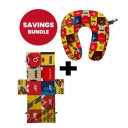 The Gooners - Kit Montage Travel Pillow +Sunbed Towel Bundle