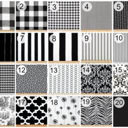 Black & White Valance - Premier Prints Custom Window Treatments - Bedroom Or Living Room Decor - Straight Wavy Choose Your Size - thumbnail 2