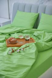 Light Green Cotton Flat Sheet 300Tc, All Sizes