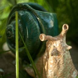 Handmade Ceramic Snail Planter Succulent & Cactus Pot - thumbnail 4