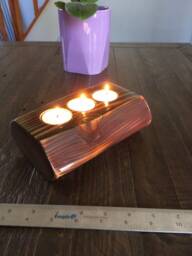 Wood Candleholder