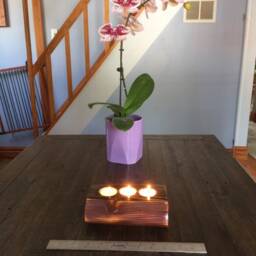Wood Candleholder - thumbnail 4