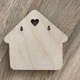 Personalised Mr & Mrs Keyrings Wooden Holder, Wedding Gift , New House - thumbnail 2